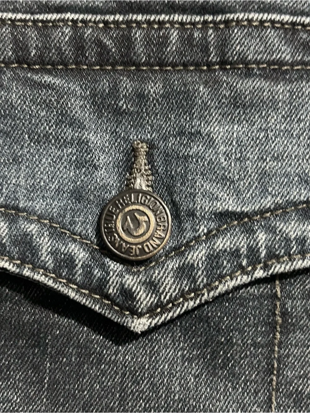 True Religion Men’s Indigo Slim Straight Jeans